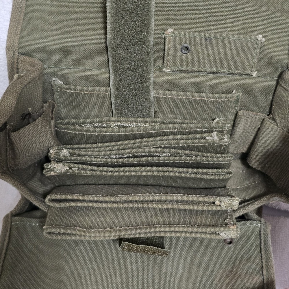 Vintage US Military M18A1 Chemical Detector Kit Canvas Case‎ Pouch ITT - Picture 12 of 16